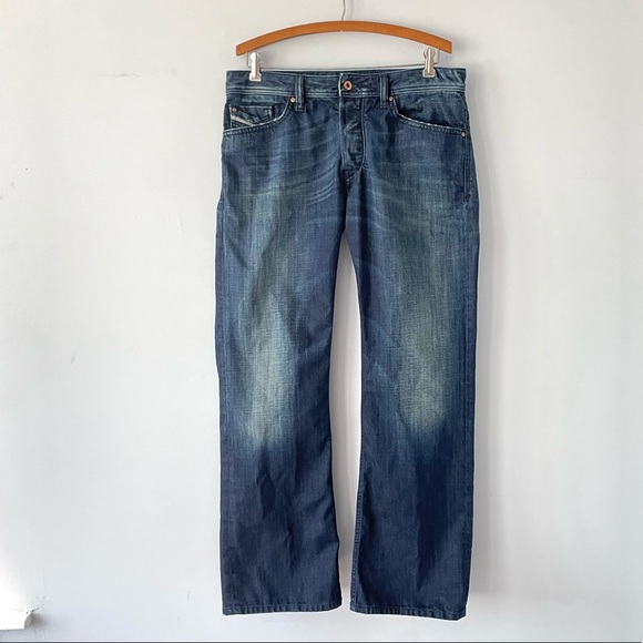 Diesel Other - Diesel Zaghor Relaxed Bootcut 008LH Dark Blue Buttonfly Denim Jeans